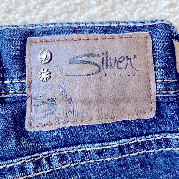 SOLD Silver Zac men’s jeans. 38/34 Relaxed Fit Bootcut Straight Leg Jeans EUC - Picture 8 of 9